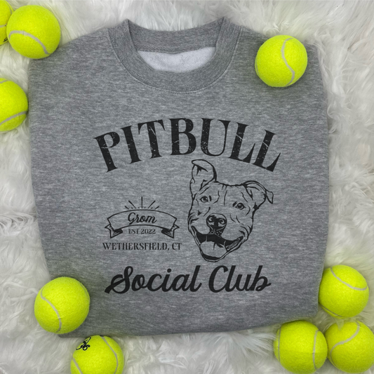 "Social Club" Fur-Ever Cozy Crewneck