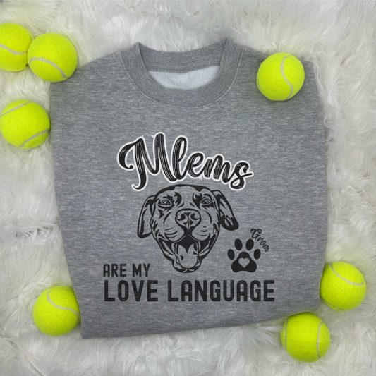 "Mlems" Fur-Ever Cozy Crewneck